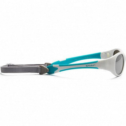 KOOLSUN FLEX| Lunettes de soleil flexibles | White Aqua