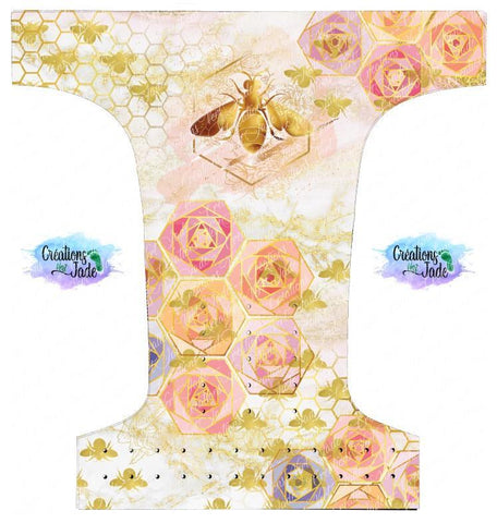 Vert Jade | Couche lavable à poche | taille unique | D'or d'abeilles | rose (LIQUIDATION VENTE FINALE SANS GARANTIE)