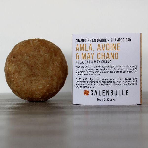 CALENBULLE | Shampoing en barre | Amla, avoine & May Chang - Calenbulle