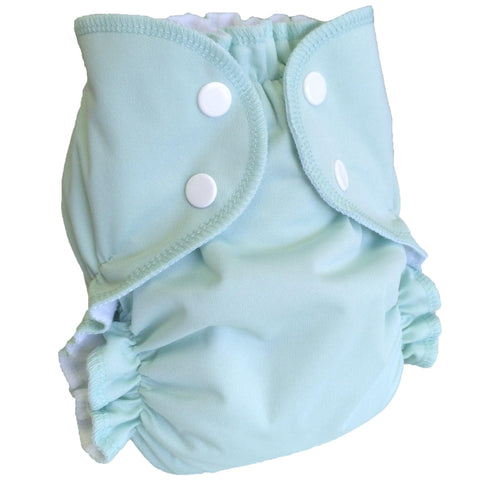 AMP | Couche lavable à poche | taille large | Sage (15 à 35 lbs)
