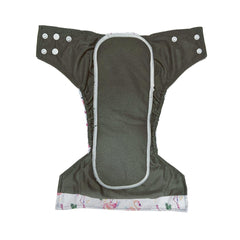 La Petite Ourse | Couche lavable Tout en Un | taille unique | Flamant