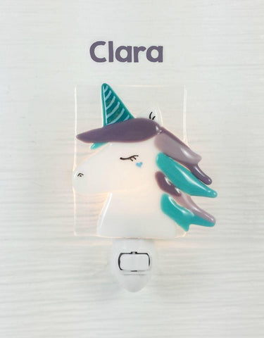 Veille sur toi | Veilleuse | Clara, la licorne [ampoule DEL]